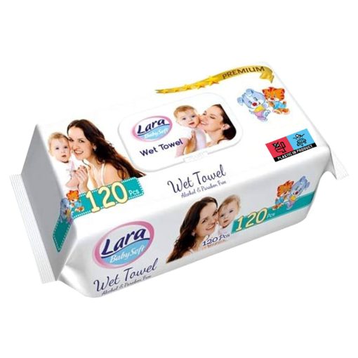 Lara nedves törlőkendő 120db Fedeles - Premium