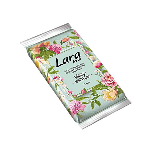 Lara nedves törlőkendő 15db  - Vintage