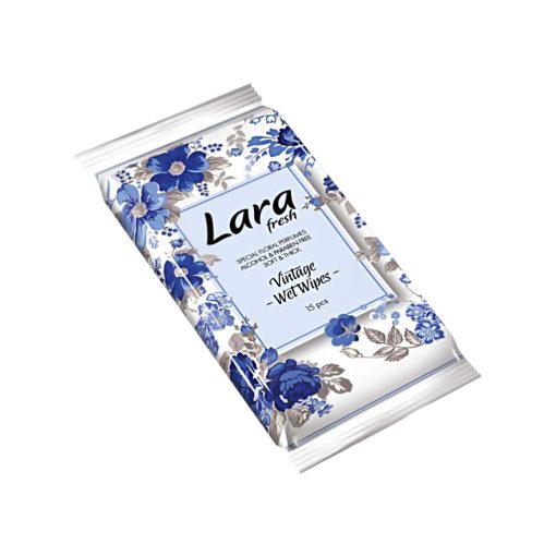 Lara nedves törlőkendő 15db  - Vintage