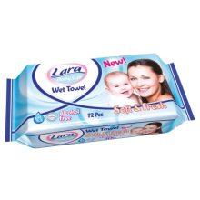 Lara nedves törlőkendő 72db  - Soft and Fresh