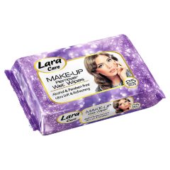 Lara MAKE-UP smink lemosó nedves törlőkendő 25db