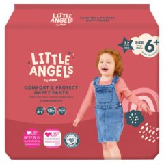 Little Angels körben gumis bugyipelenka 6+ (16kg+)(32db)