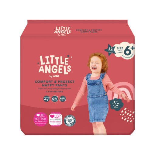 Little Angels körben gumis bugyipelenka 6+ (16kg+)(32db)