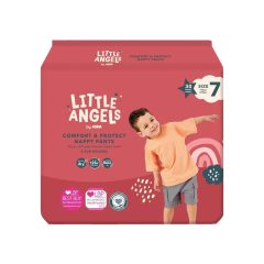 Little Angels körben gumis bugyipelenka XXL 7 (17kg+)(30db)