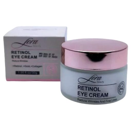 Lora szemkörnyékápoló krém 30ml - Retinol, arany és kollagén