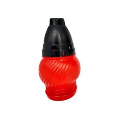 Mécses LA-M72 - Műanyag 14cm - Piros