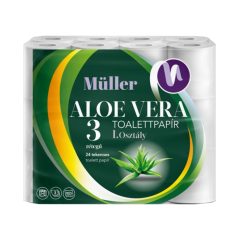 Müller wc-papír 24 tekercs 100 lap 3 réteg - Aloe vera