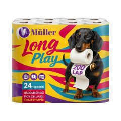 Müller wc-papír 24 tekercs 200 lap 3 réteg - Long Play