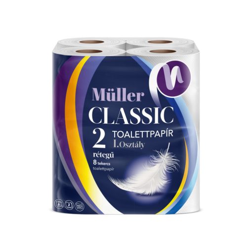 Müller wc-papír 8 tekercs 100 lap 2 réteg - Classic