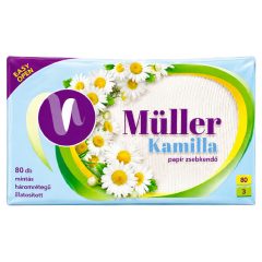 Müller mintás papírzsebkendő 3 rétegű 80db - Kamilla