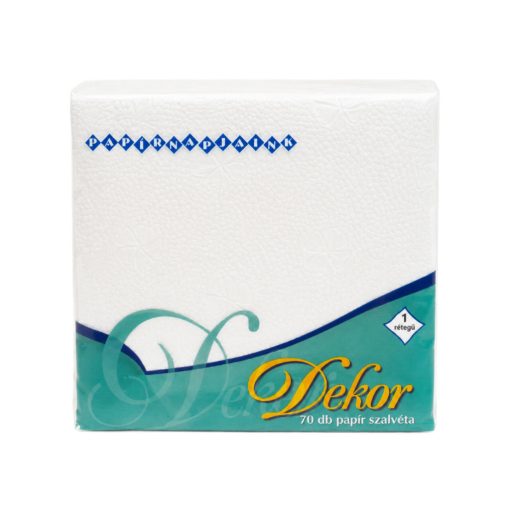 Müller szalvéta 70 db-os 32x32 1 rétegű Dekor - Fehér