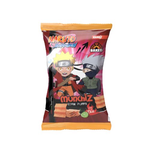 Munchiz Kukorica Puffancs Chili Lime 50g - Naruto