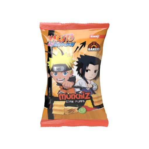 Munchiz Kukorica Puffancs Fűszeres sajt és Lime 50g - Naruto