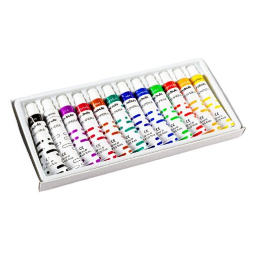 Nebulo tempera készlet színes 12ml - 12db