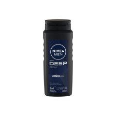 Nivea férfi tusfürdő 3in1 500ml - Deep Clean