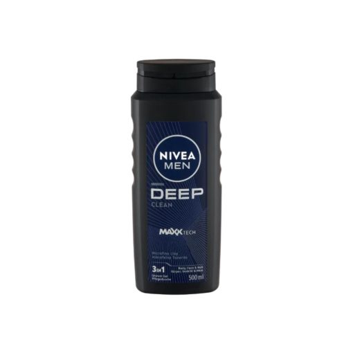 Nivea férfi tusfürdő 3in1 500ml - Deep Clean