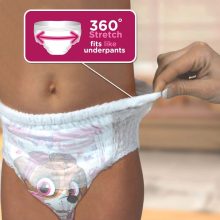 Paw Patrol Mancs őrjárat körben gumis bugyipelenka  (15+ kg)(94db) - Rózsaszín