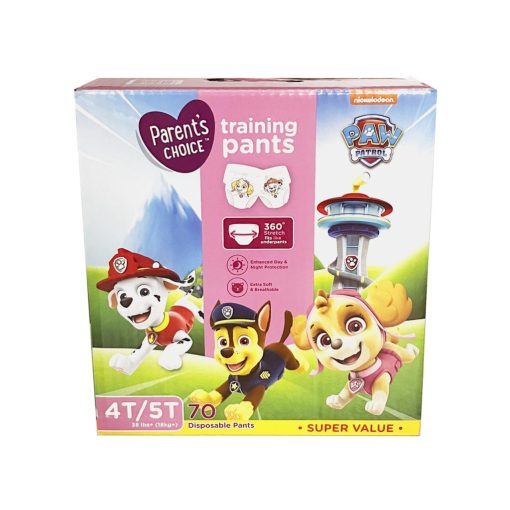 Paw Patrol Mancs őrjárat körben gumis bugyipelenka  (18- 32 kg)(70db) - Rózsaszín