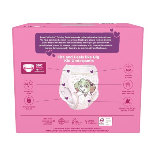 Paw Patrol Mancs őrjárat körben gumis bugyipelenka  (18- 32 kg)(70db) - Rózsaszín