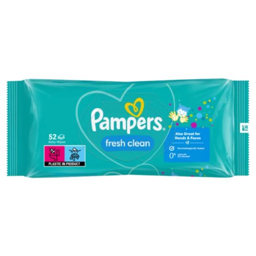 Pampers nedves törlőkendő 52db - Fresh Clean