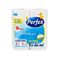   Perfex konyhai papír kéztörlő 2 tekercs 3 rétegű - Deluxe