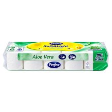 Perfex Soft & Light wc-papír 10 tekercs 3 rétegű - Aloe Vera