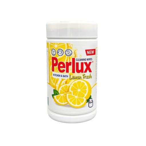 Perlux tisztítókendő - Fürdőszoba és konyha 80db - Citrom