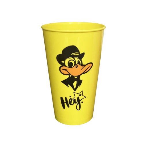 Műanyag pohár 450ml - Sárga