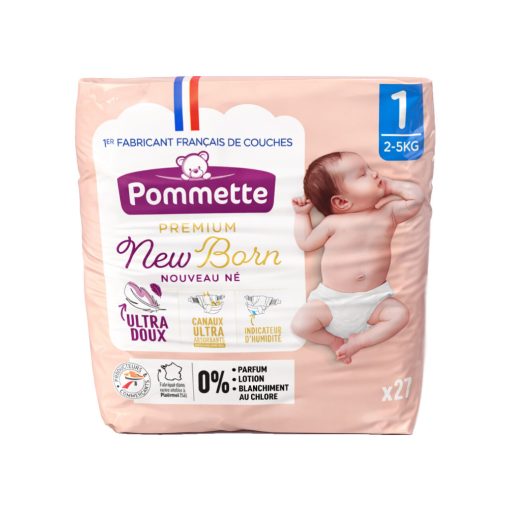 Pommette Prémium Active pelenka Újszülött 1 (2-5kg)(27db)