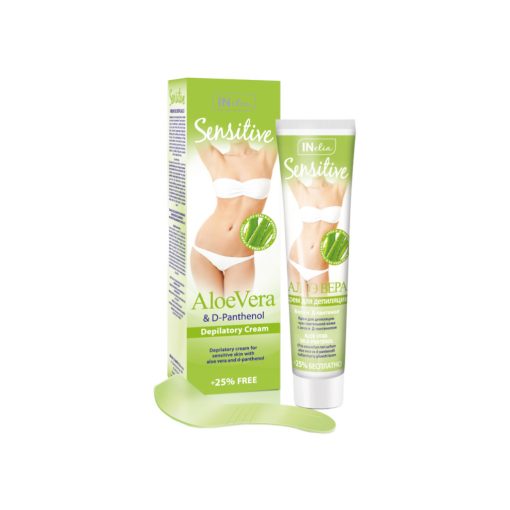INelia Sensitive Szőrtelenítő krém 125ml - Aloe Vera & D-Panthenol