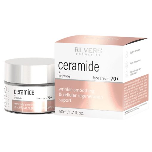 Revers 70+ arckrém 50ml - Peptide - Ceramide - Ráncsimító és sejtregeneráló