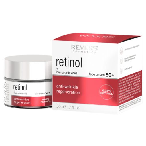 Revers 50+ arckrém 50ml - Retinol - Hyaluronic acid - Ránctalanító