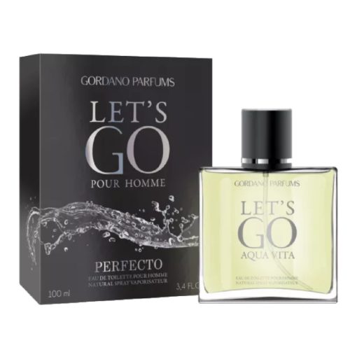 GORDANO Férfi Parfüm EDT 100ml - Let's Go Aqua Vita