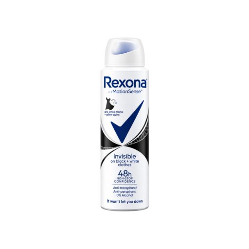 Rexona női deo SPRAY 150ml - Invisible on Black+White Clothes