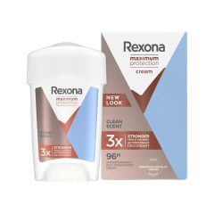   Rexona krém deo stift 45ml - Maximum protection - Tisztaság illat