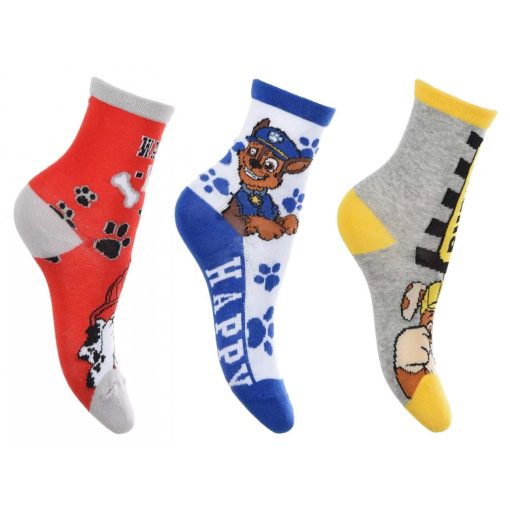 Mancs Őrjárat gyerek zokni 3 pár/csomag - 23-26