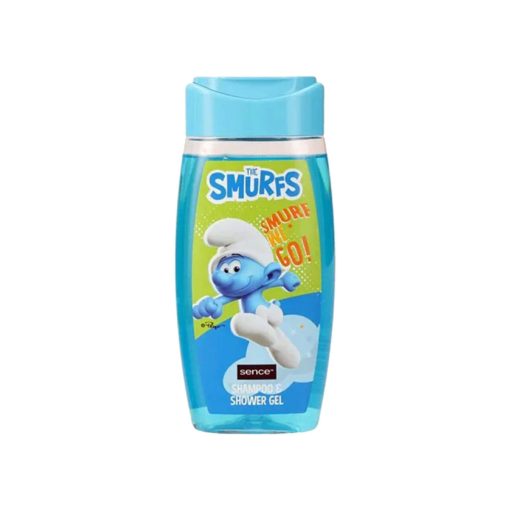 Hupikék Törpikék gyerek tusfürdő és sampon 210ml - Törperős
