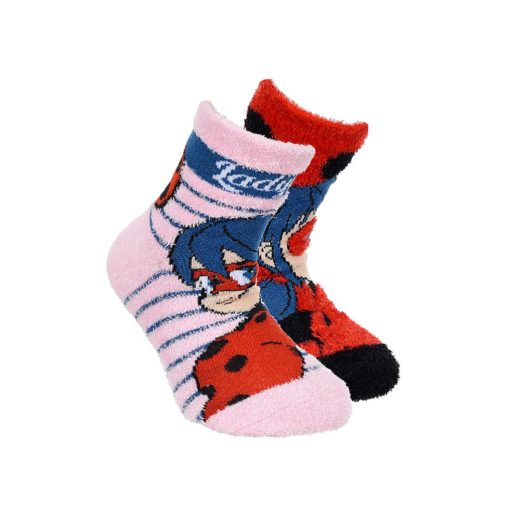 Katicabogár és Fekete macska kalandjai gyerek vastag csúszásgátlós zokni - 2 pár/csomag - 23-26