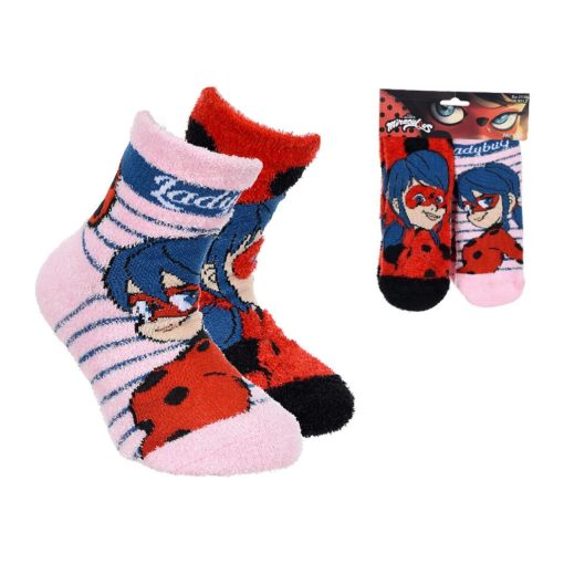 Katicabogár és Fekete macska kalandjai gyerek vastag csúszásgátlós zokni - 2 pár/csomag - 31-34