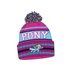 Én kicsi pónim gyerek sapka - Pink-Kék - 52 cm