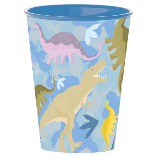 Dinoszaurusz Blue műanyag pohár 260 ml