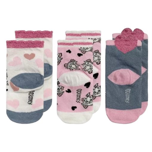 Disney Marie Hearts baba zokni 6-12 hó