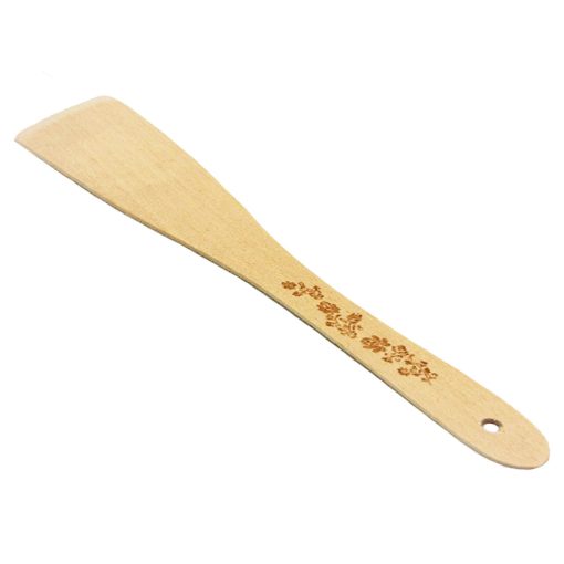 Teflonkanál fa magyaros mintával - 27,5cm