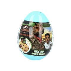 Tojás Csokis keksszel, meglepetéssel 5,5g - Jurassic World