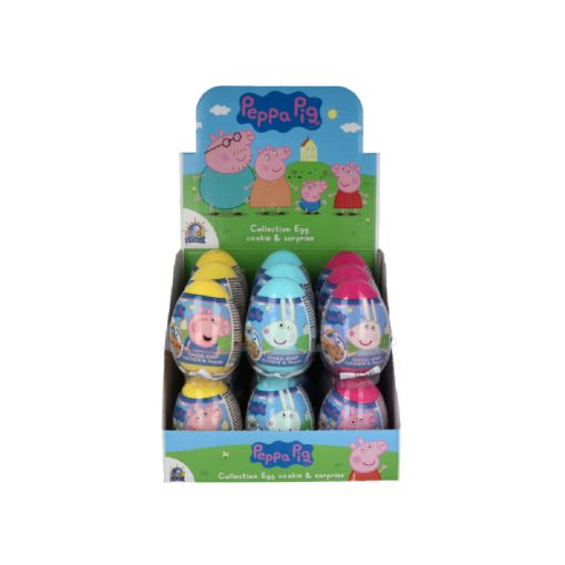 Tojás csokis keksszel, meglepetéssel 5,5g – Peppa