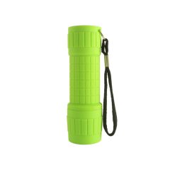 Trixline színes gumirozott LED lámpa 3W – Zöld