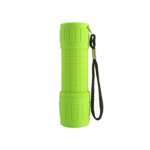 Trixline színes gumirozott LED lámpa 3W – Zöld