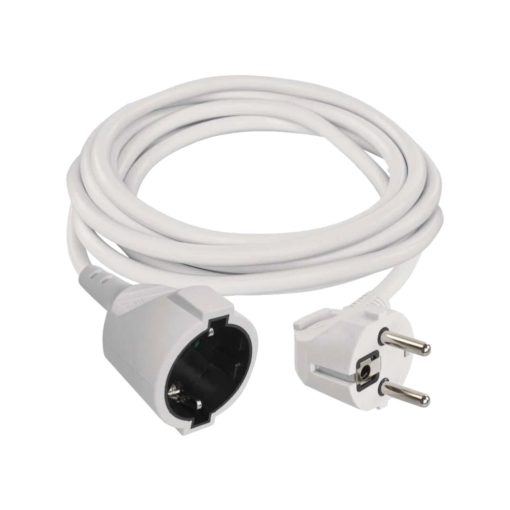 Trixline lengő hosszabbító kábel - 1 aljzat - 2m vezetékkel 