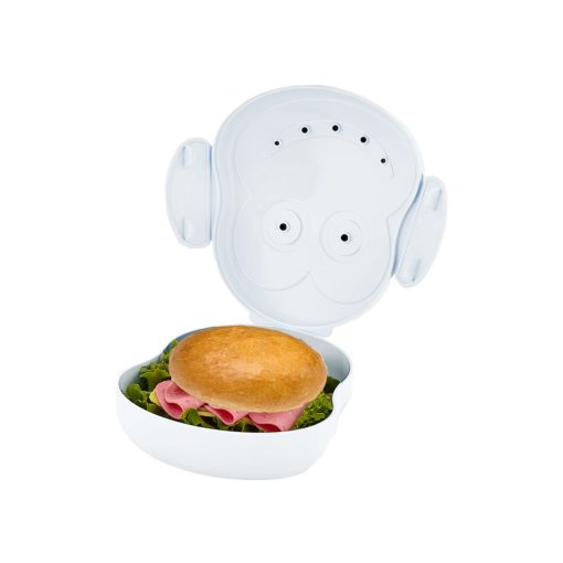 Uzsonnás doboz 1350ml Majom - Fehér