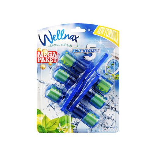 Wellnax Breeze Refresh Blue Hygiene WC frissítő 3X50g - Citrom